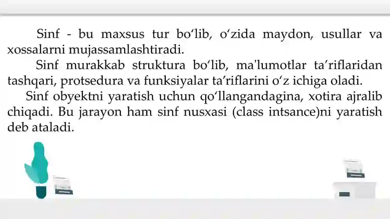 Pythonda sinflar va obyektlar 4