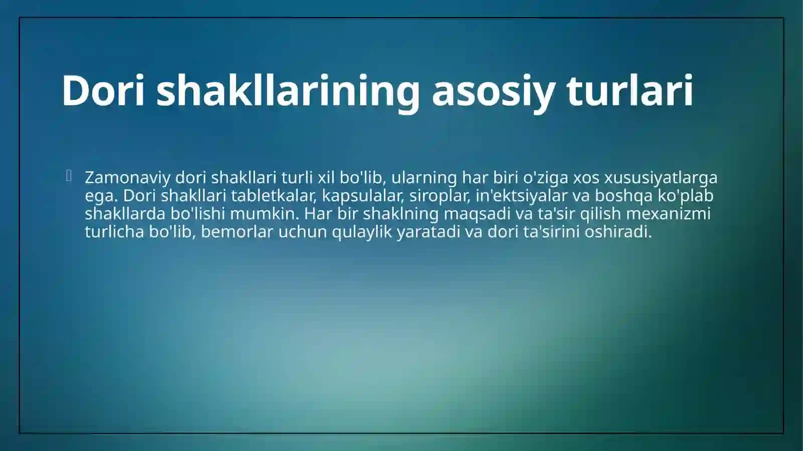 Zamonaviy dori shakllarini rivojlanish istiqbollari 4