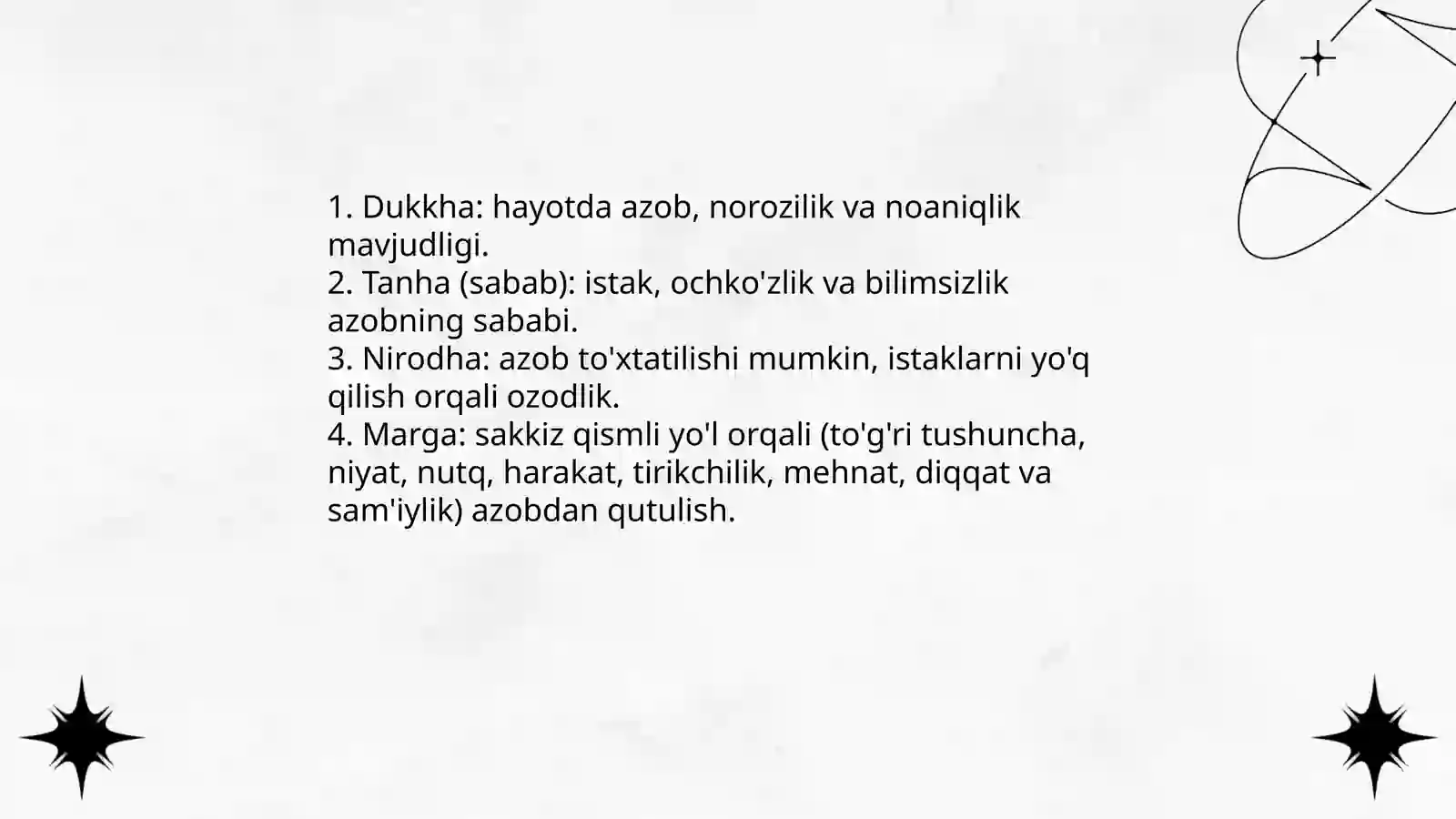 Buddaviylik dini haqida 4