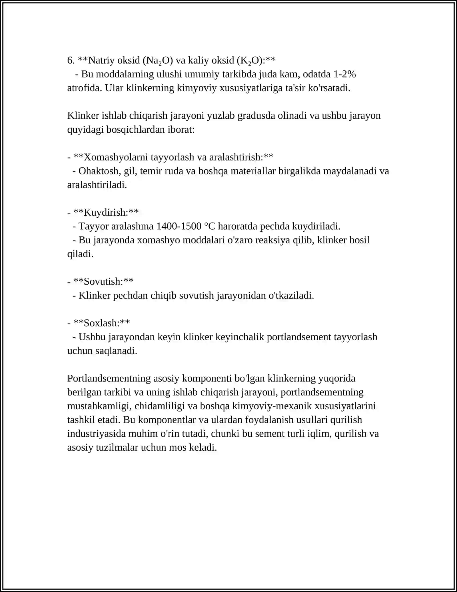 PORTLANDSEMENT KLINKERNI OLISH 4