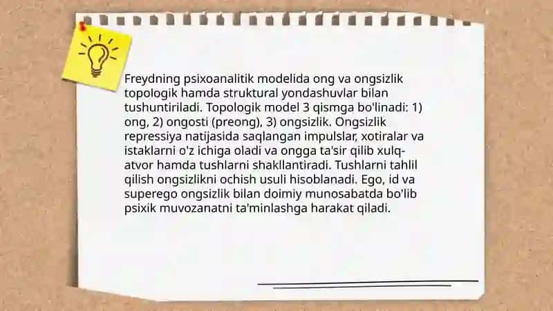Ong va ongsizlikning psixologik talqini 4