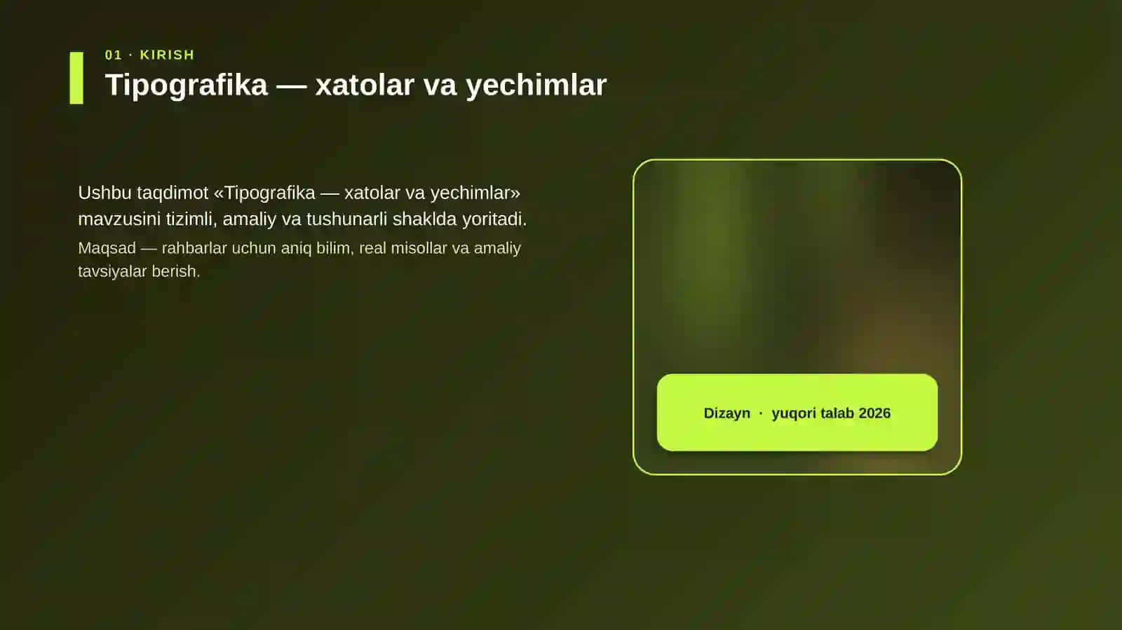 Tipografika — xatolar va yechimlar 4