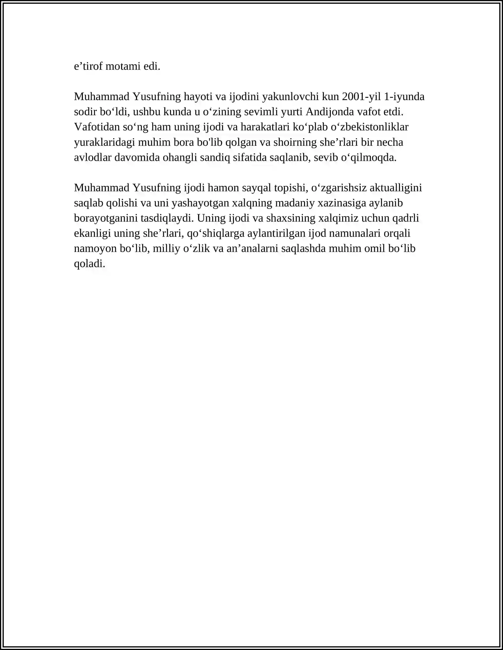 MUHAMMAD YUSUF 4