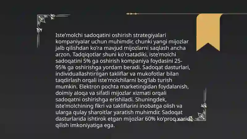 Consumer loyalty 4