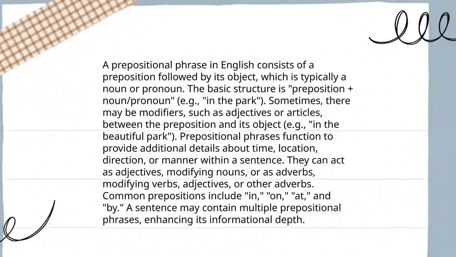Prepositional phrase 4