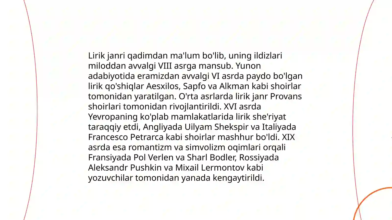 Lirik va drammatik tur janrlari 4