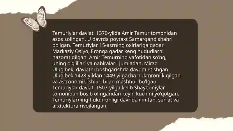 Amir Temurning tarjimai holi 4