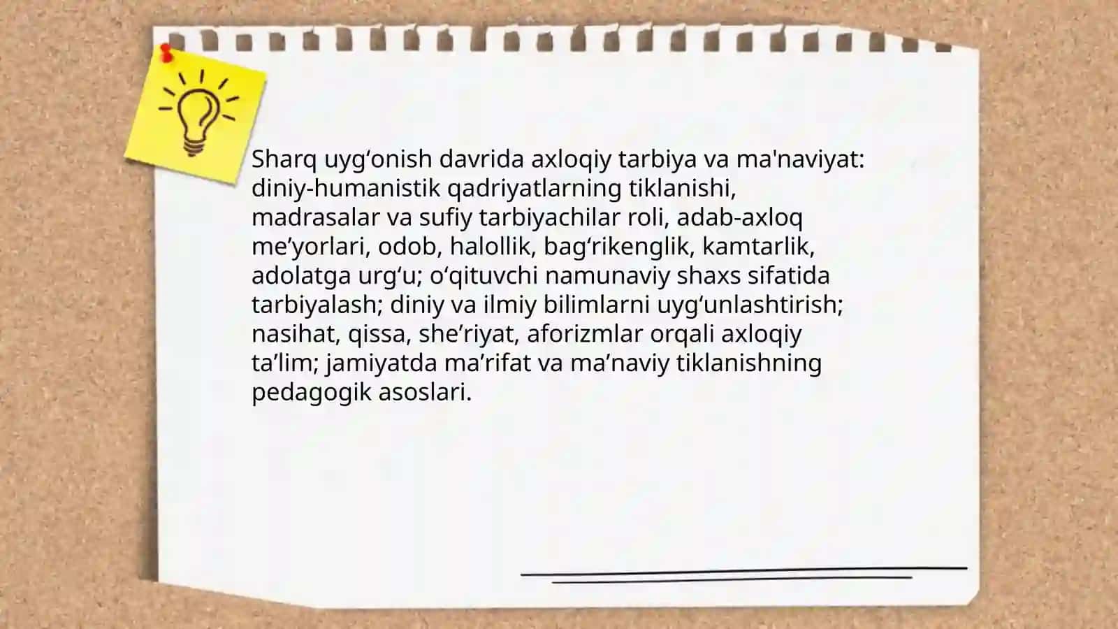 Sharq uygʻonish davrining pedagogik gʻoyalari 4