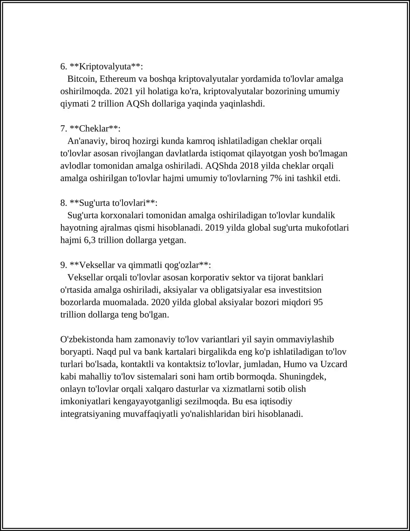 POYABZALNING USTKI QISMLARI BIRIKTIRUVCHI CHOKLAR TOʻGʻRISIDA MAʼLUMOTLAR 4
