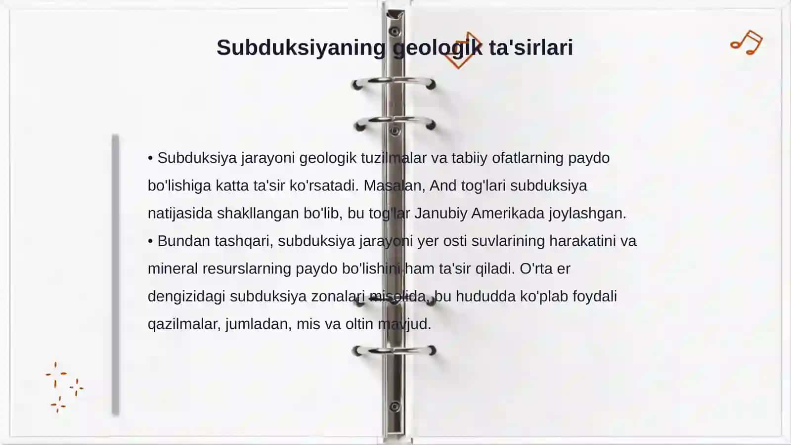 Subduksiyaning ta’siri 4