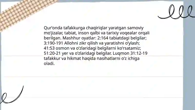 Tafakkur 4