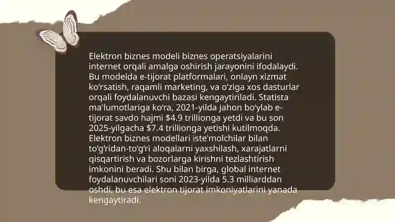 Biznes va Elektron Biznes tushunchasi 4