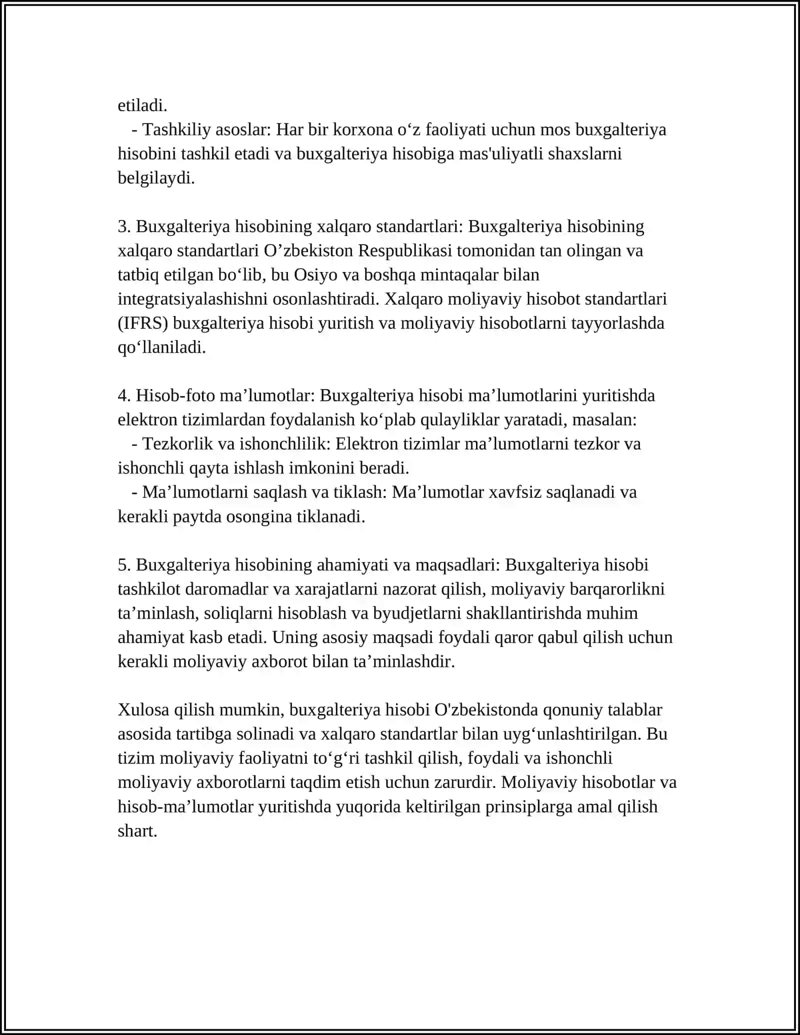 BUXGALTERIYA HISOBINING TARTIBGA SOLINISHI 4