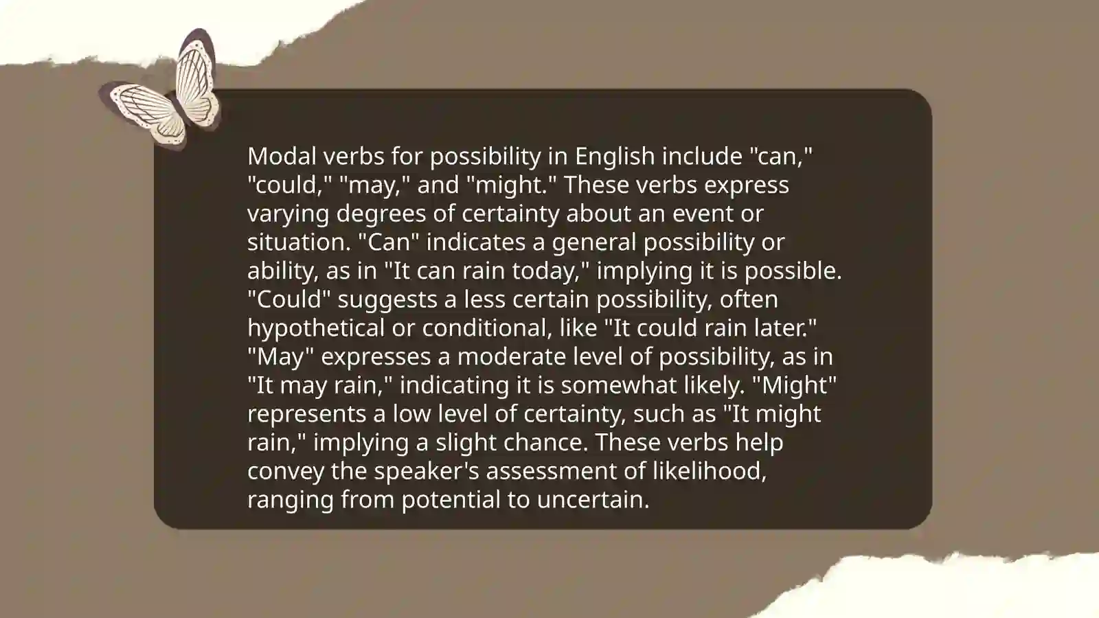 Modal Verbs 4