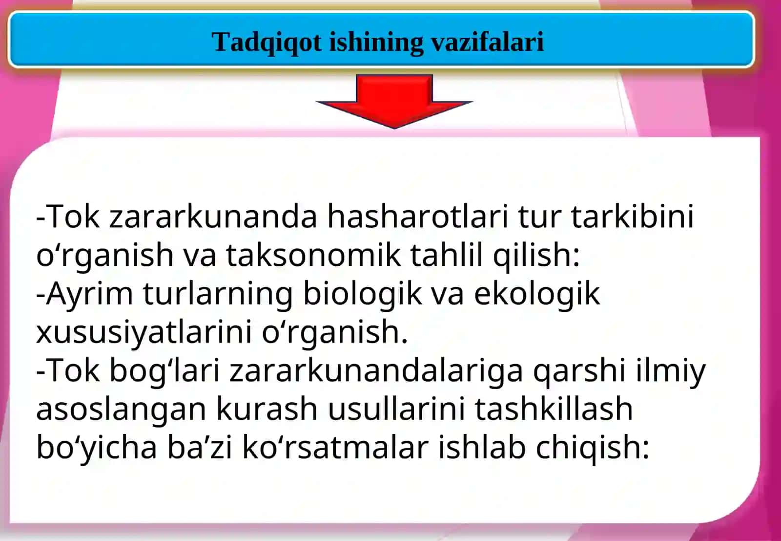 Tok zararkunandalarining biologiyasi va ekologik xususiyatlari (Andijon viloyati misolida) 4