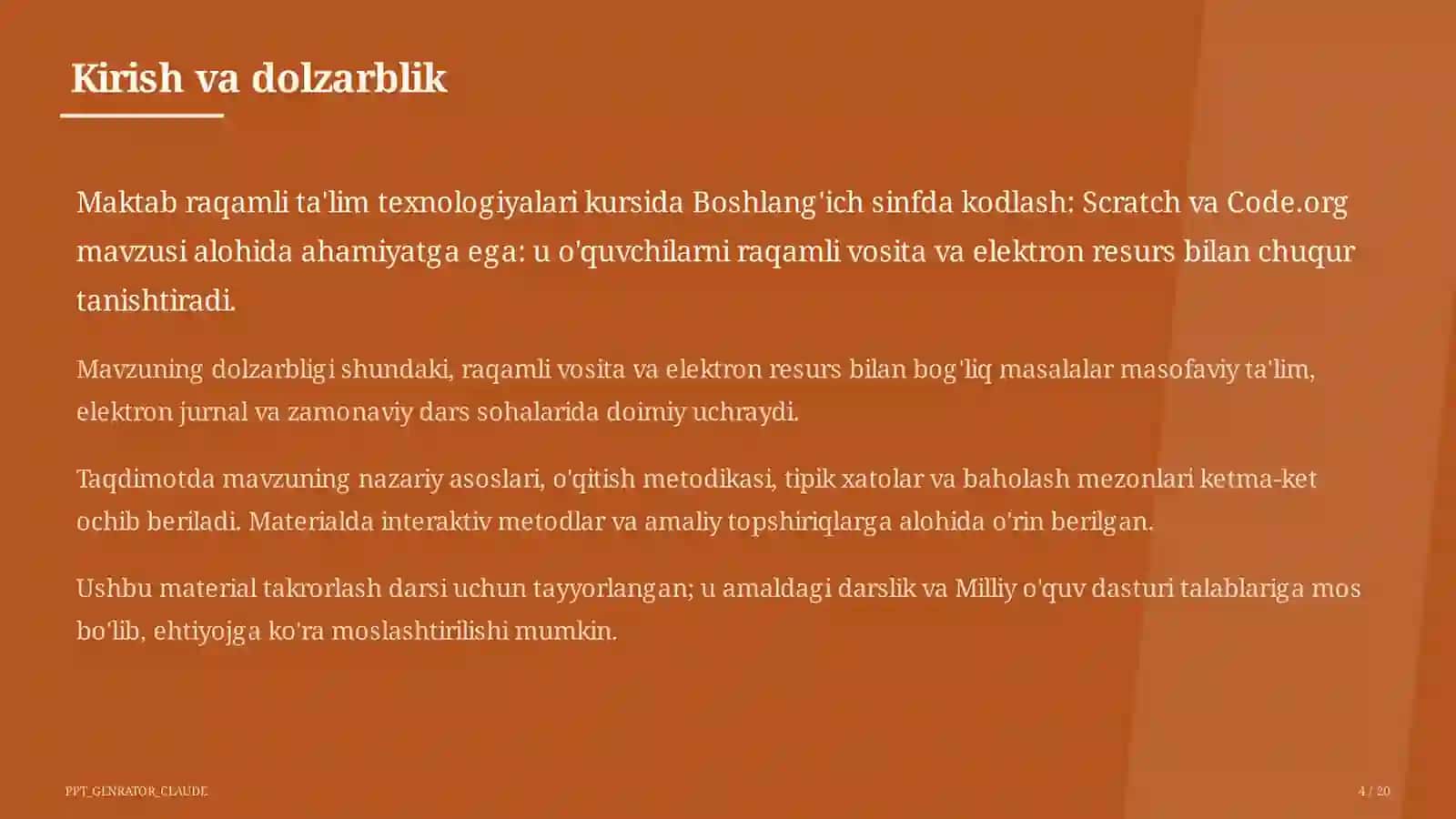 Scratch va Code.org 4