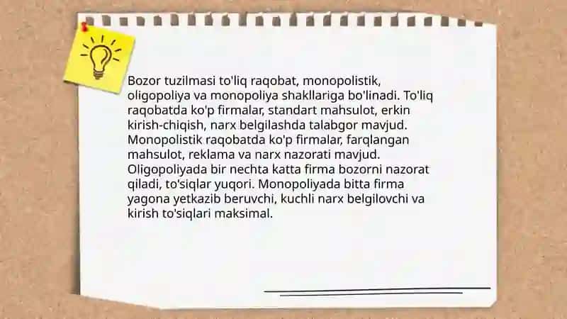 Raqobatning mohiyati,shakllari va raqobatlashish usullari 4