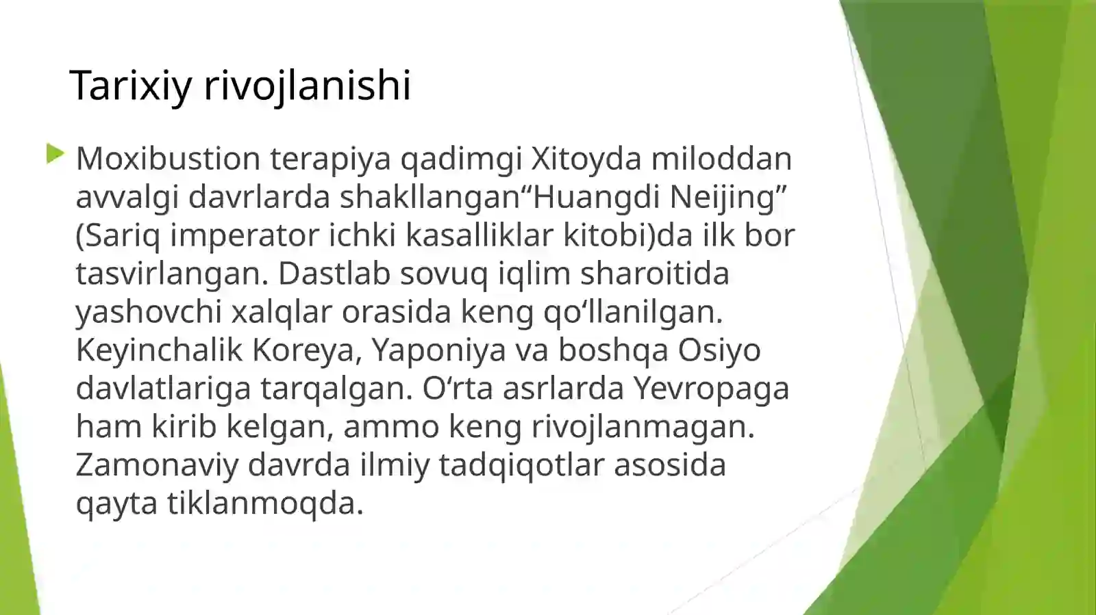 Moxibustion Terapiya 4