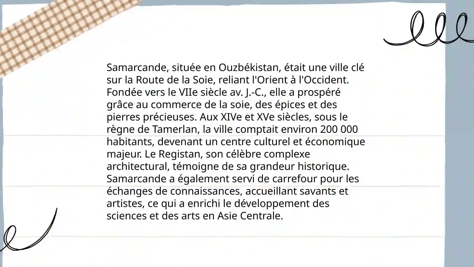 Les curiositйs de Samarkand 4