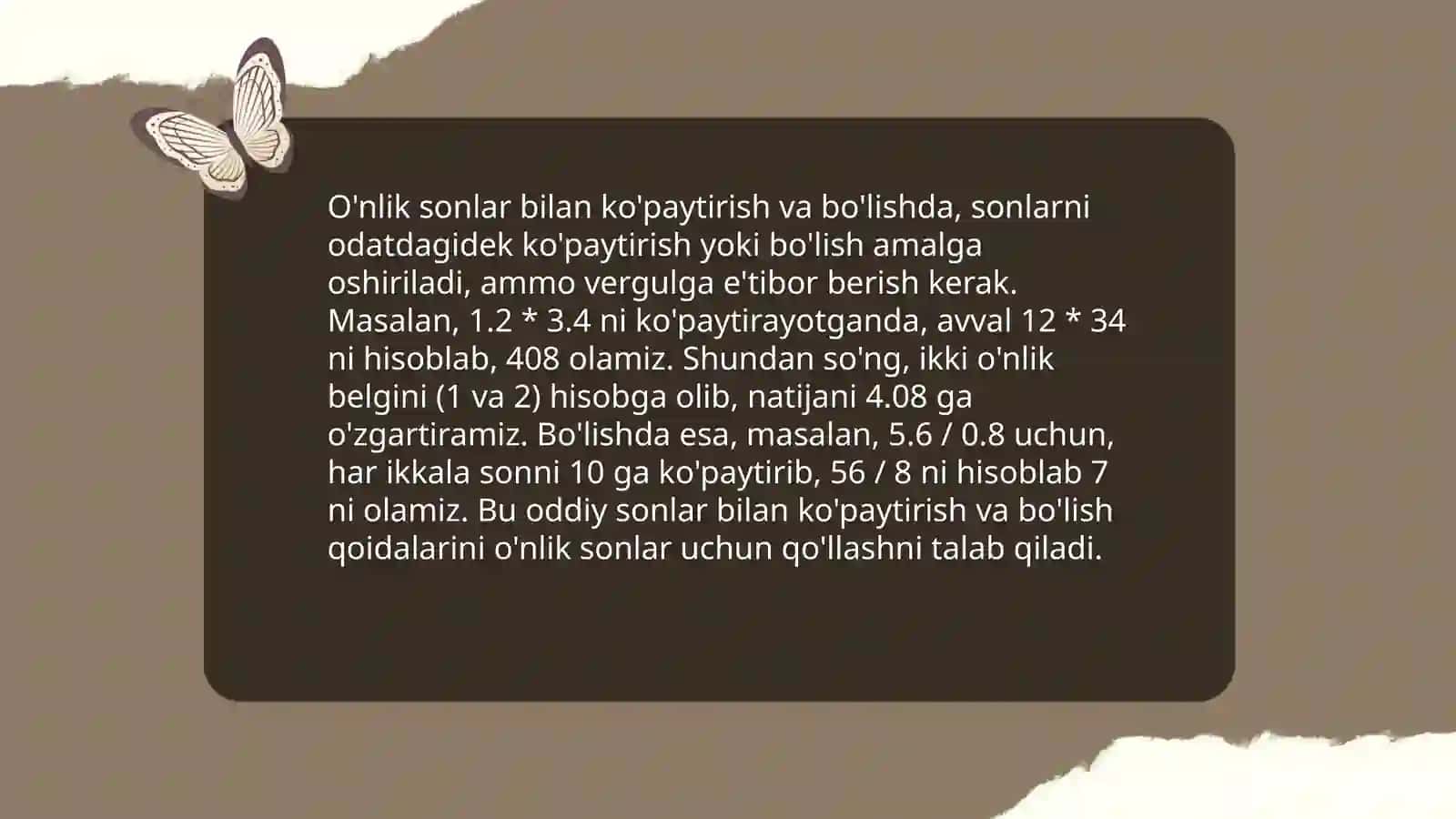 O'nlik, yuzlik, minglik va ko'p xonali sonlar konsentrida arifmetik amallarni o'rgatish metodikasi 4