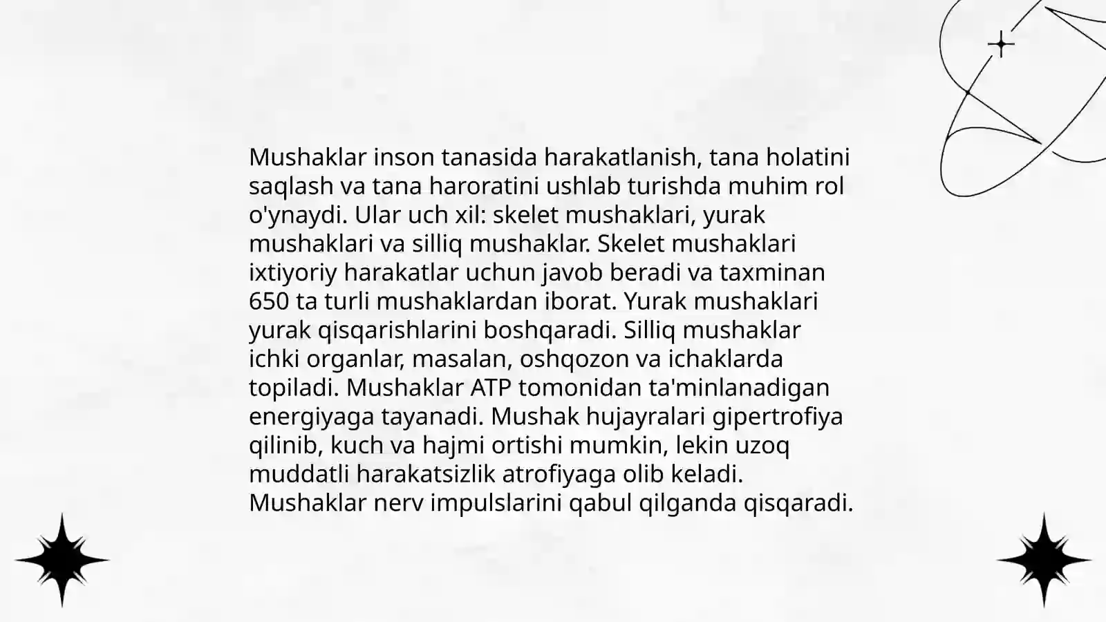 Muskullar sistemasi 4
