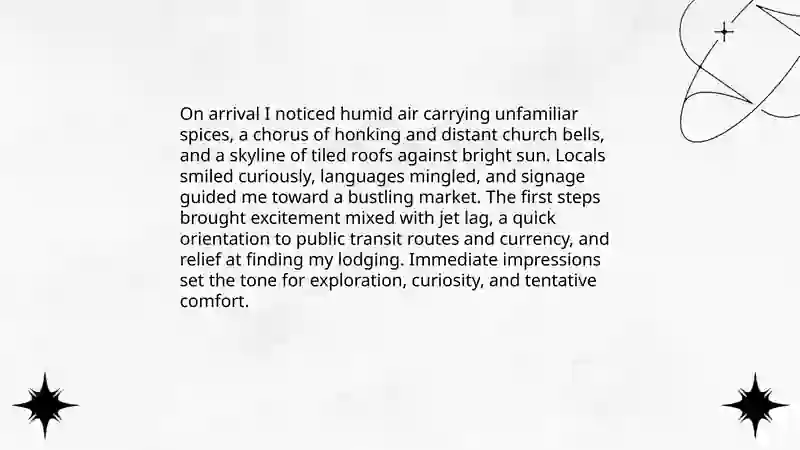 Describing a Memorable Journey or Vacation 4