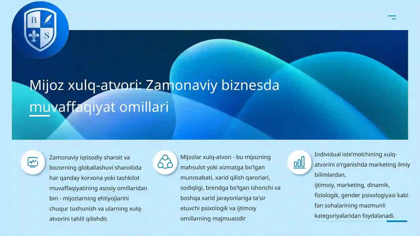 Mijozlar xulq-atvorini tahlil qilish. 4