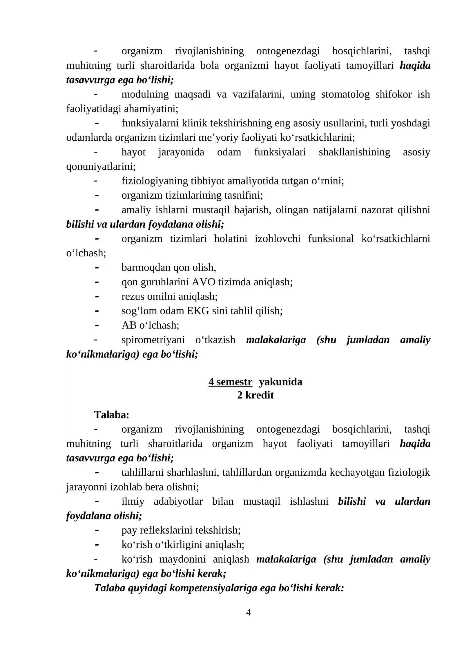 MODULINING ISHCHI O‘QUV DASTURI 4