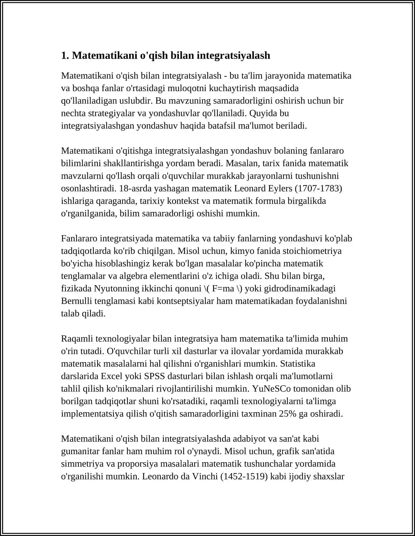BOSHLANGʻICH TAʼLIMDA MAVZULARARO INTERGIRATSIYA 4