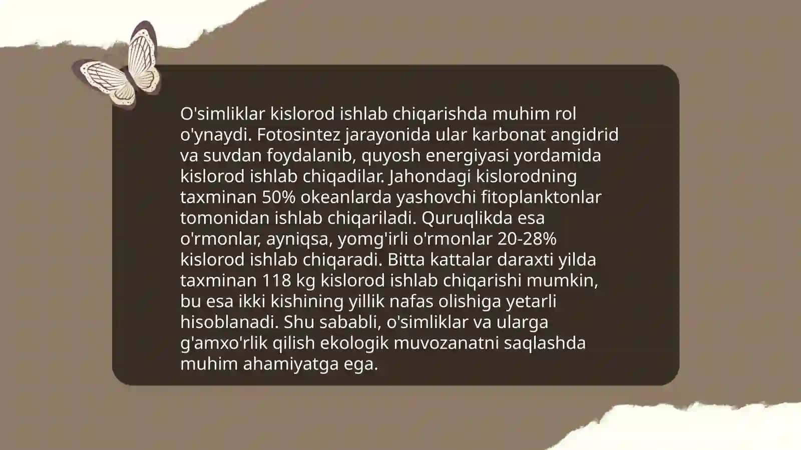 Oʻsimliklarning inson va biosferadagi ahamiyati 4