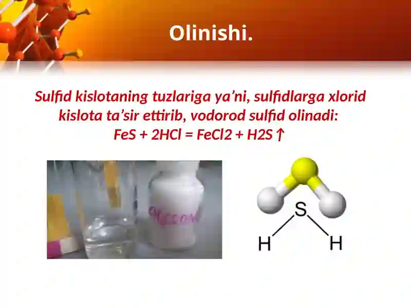 Oltingugurtning vodorodli vakislorodli birikmalar 4