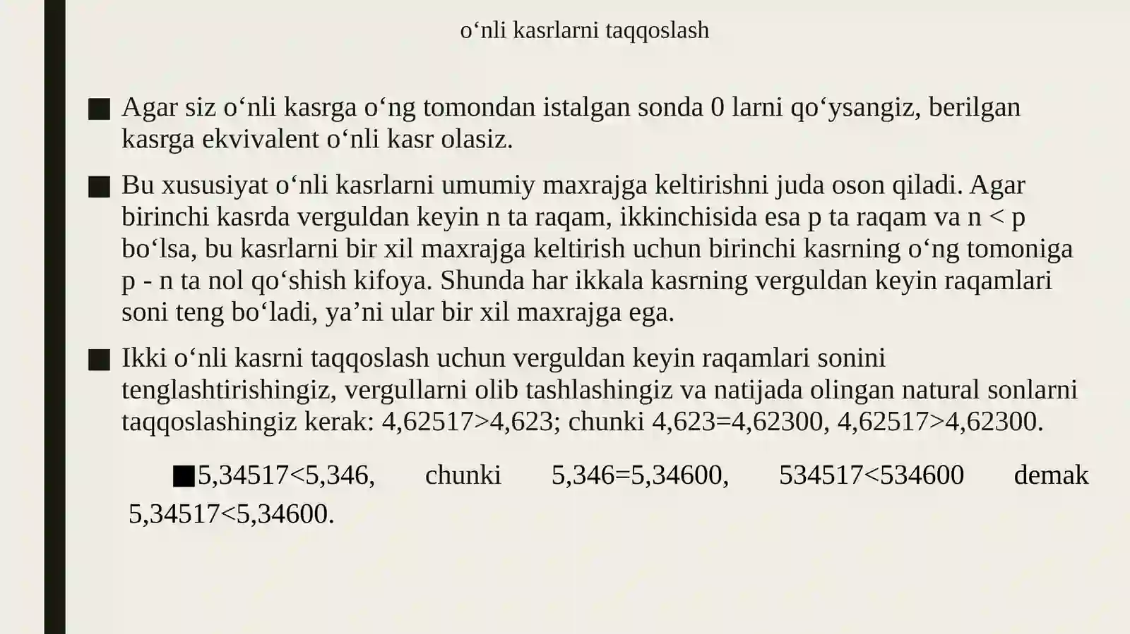 O‘nlikasrlar 4