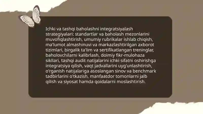 Ta'lim sifatini baholash jarayonini tashkil etish va takomillashtirish 4