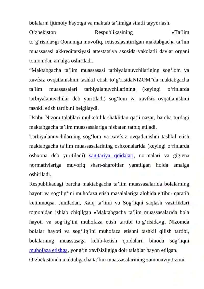 MAKTABGACHA TAʼLIM TIZIMINI RIVOJLANTIRISH TAMOYILLARI VA ASOSIY YOʻNALISHLARI 4