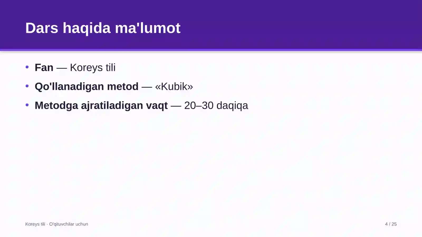 koreys tili darslarida kubik metodidan foydalanish 9307 4