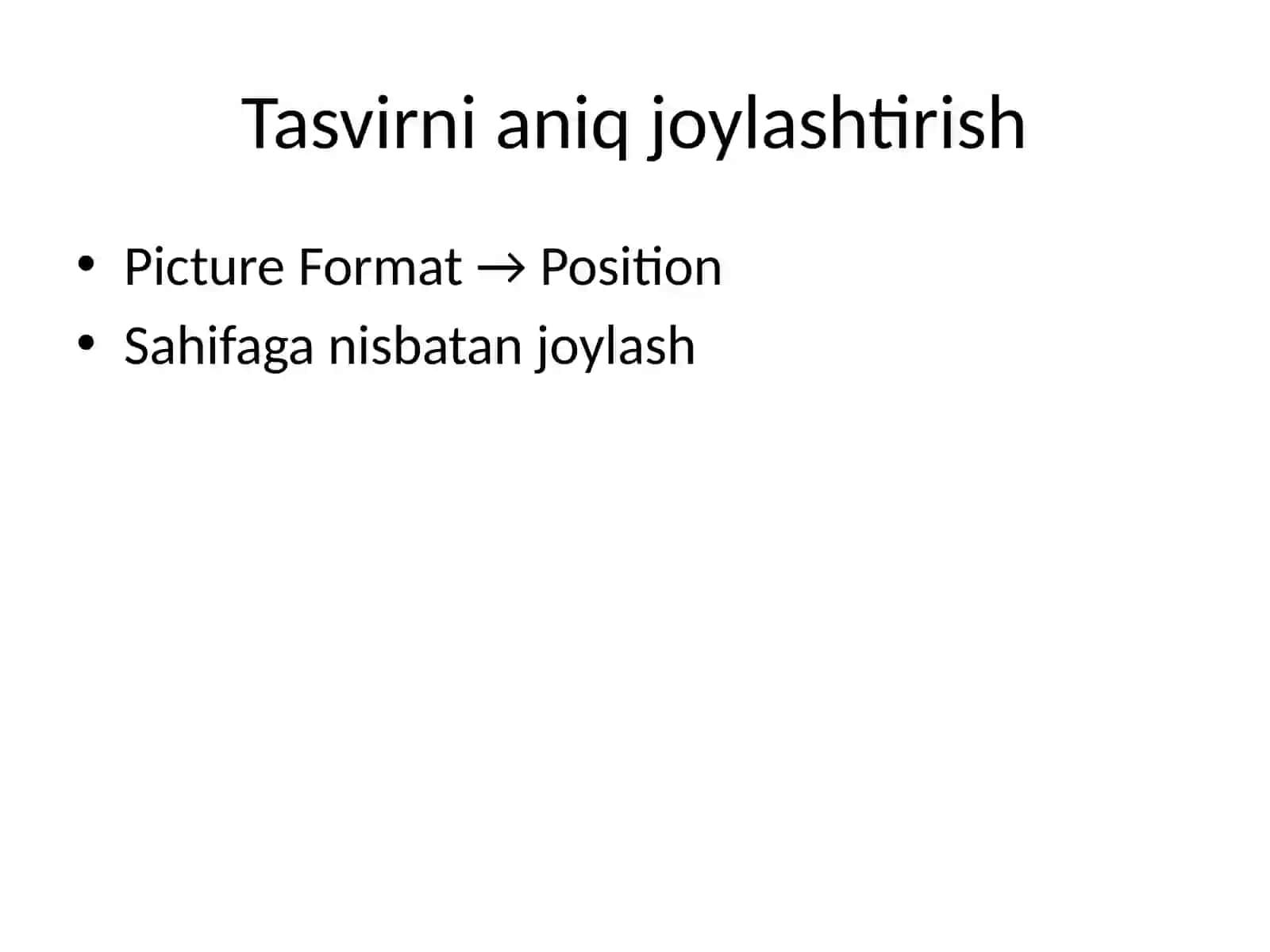 Tasvirni  joylashtirish  va  tomonlar  nisbatini  o‘zgartirish 4