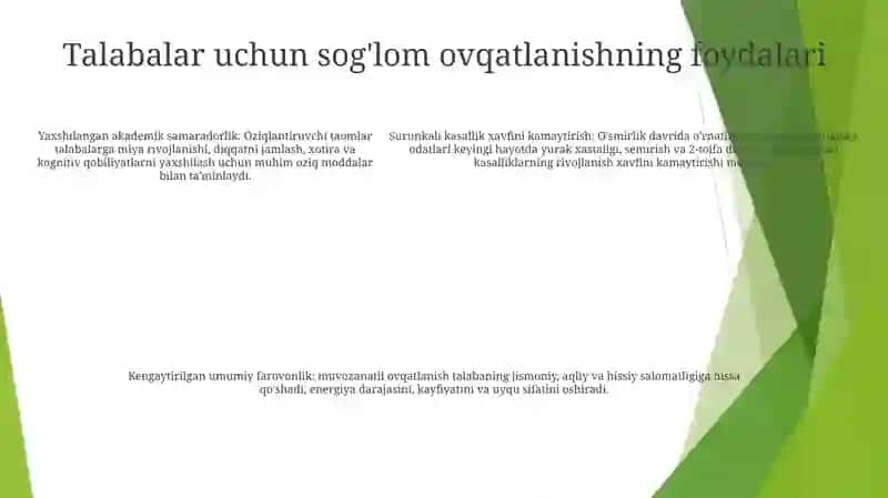 Maktab Xududida Xodimlar Va O‘Quvchilar Uchun Sog‘Lom Ovqatlanish Sharoitini Yaratish 4
