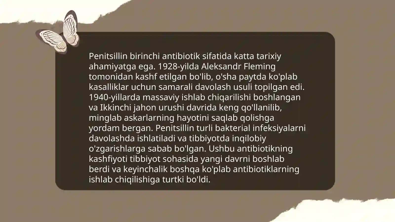 Zamburugʻlar sintez qiladigan antibiotiklar 4