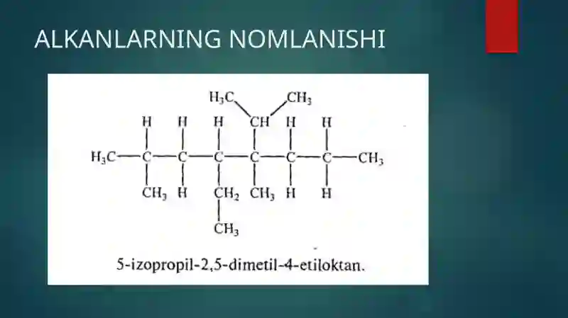 Toʻyingan uglevodorodlar 4