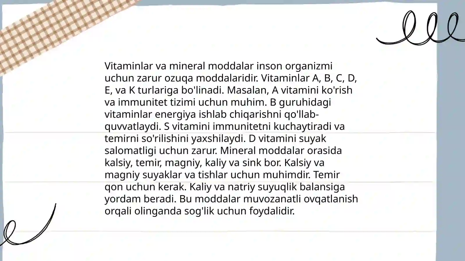 Sogʻlom turmush tarzi 4