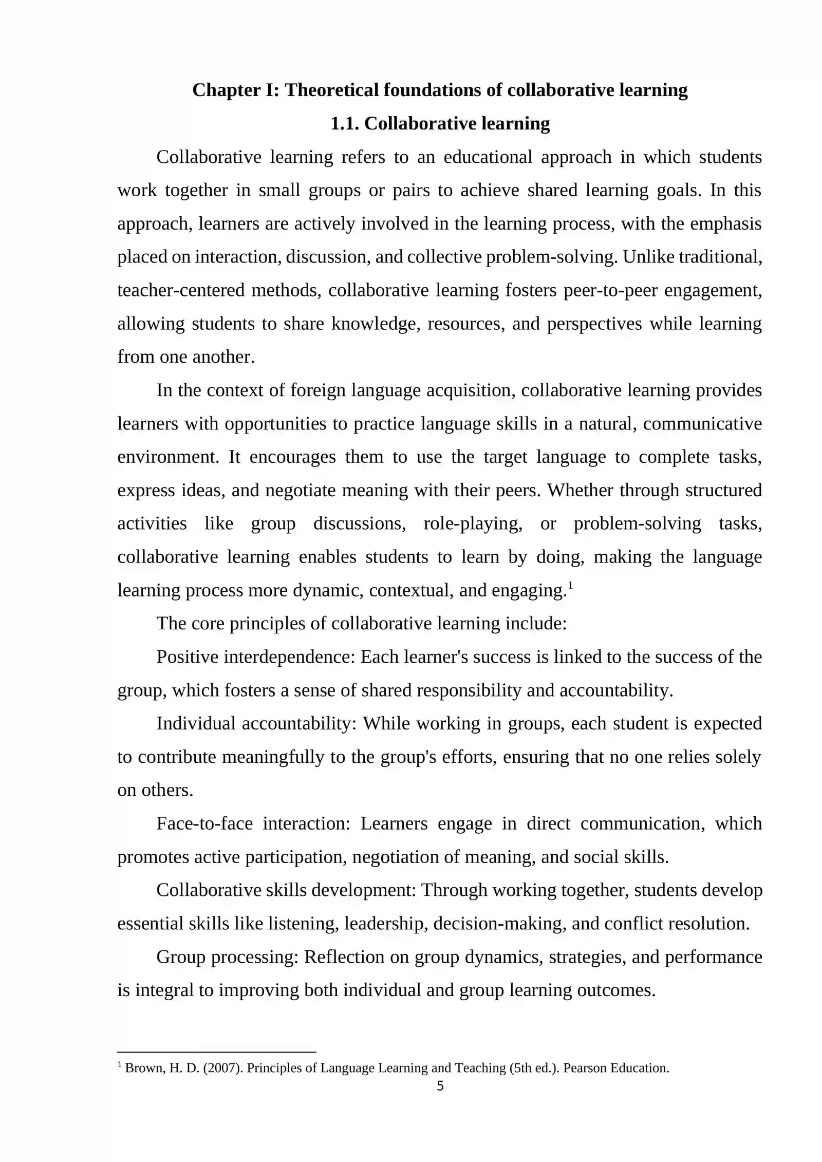 Collaborative Learning Strategies in Foreign Language 4