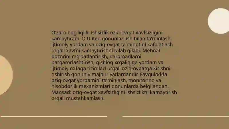 Ishsizlik ijtimoiy iqtisodiy oqibatlari va O U Ken qonunlari 4