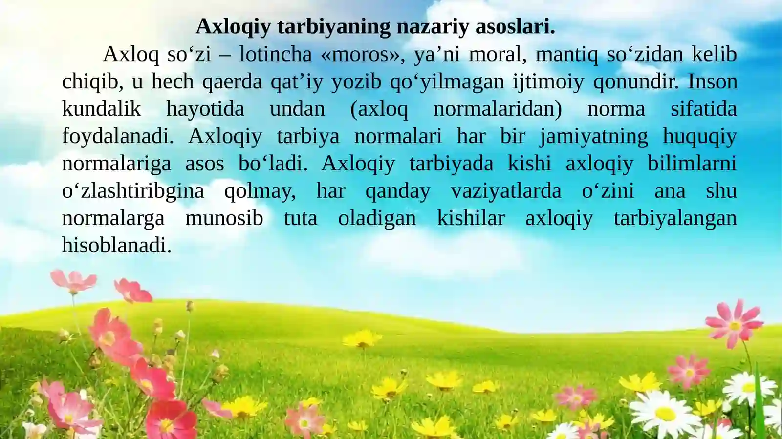 AXLOQIY TARBIYA 4