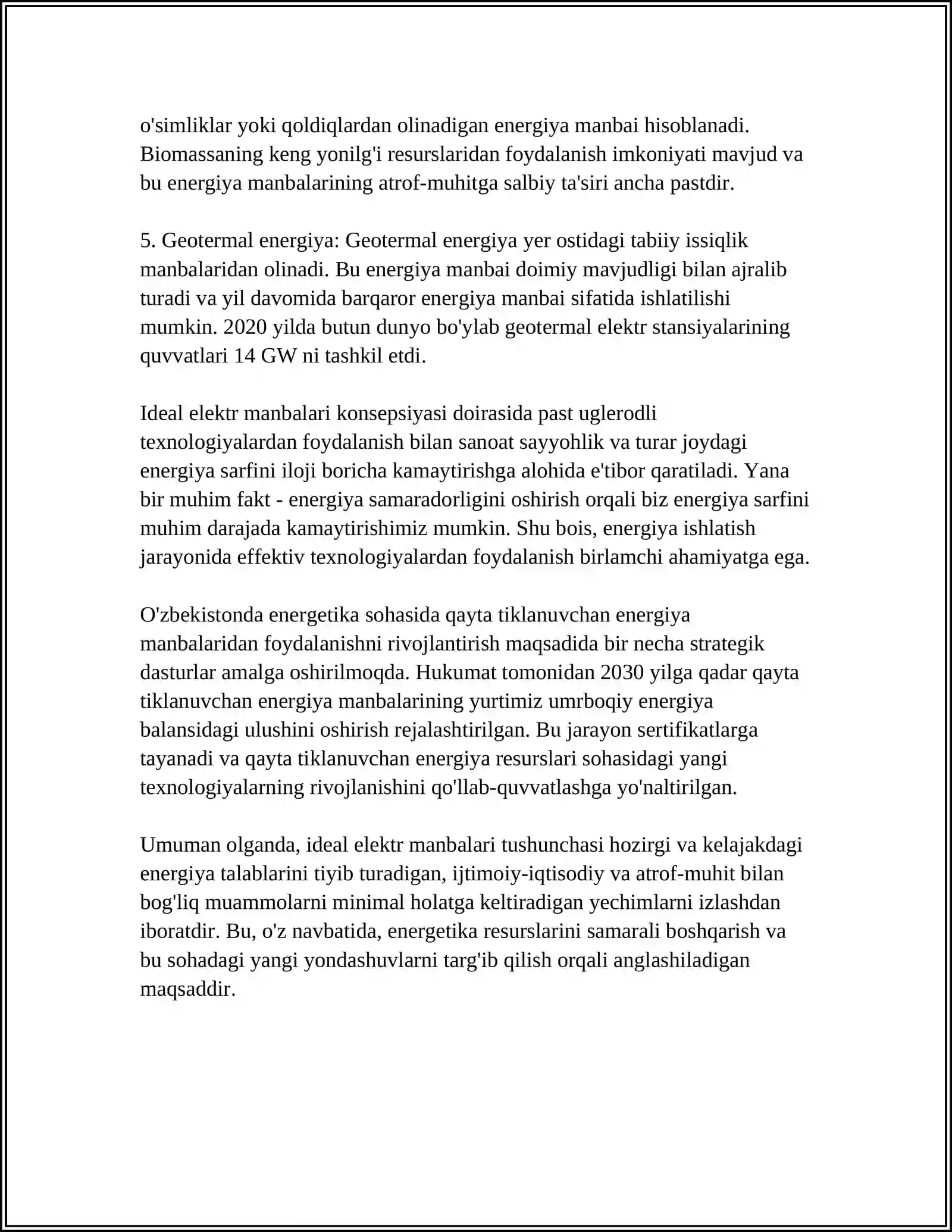 ELEKTR ENERGIYA MANBALARI (IDEAL VA REAL TOK MANBALARI) 4