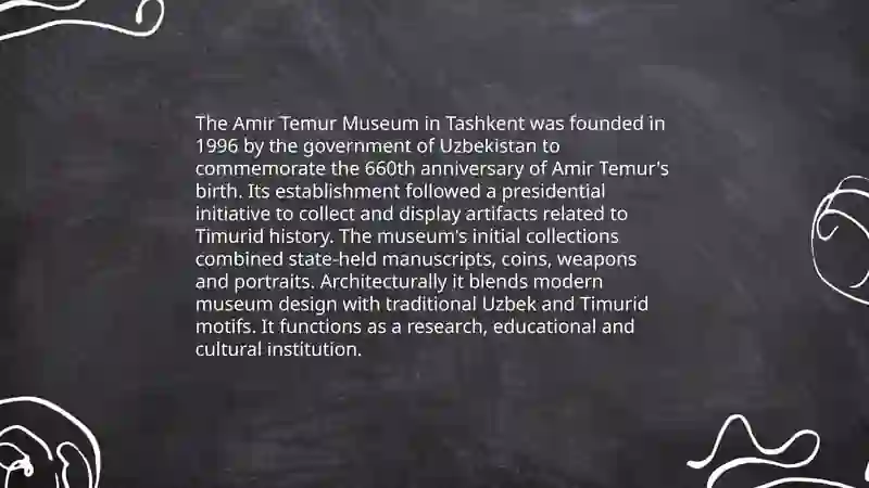 The Amir Temur Museum 4