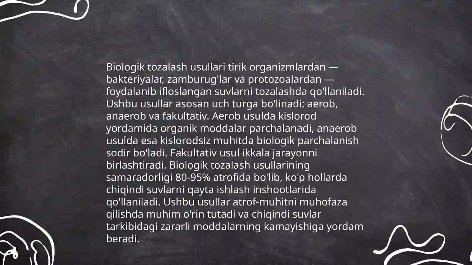 Ishlab chiqarish korxonalarida oqava suvlarni tozalash usullari 4