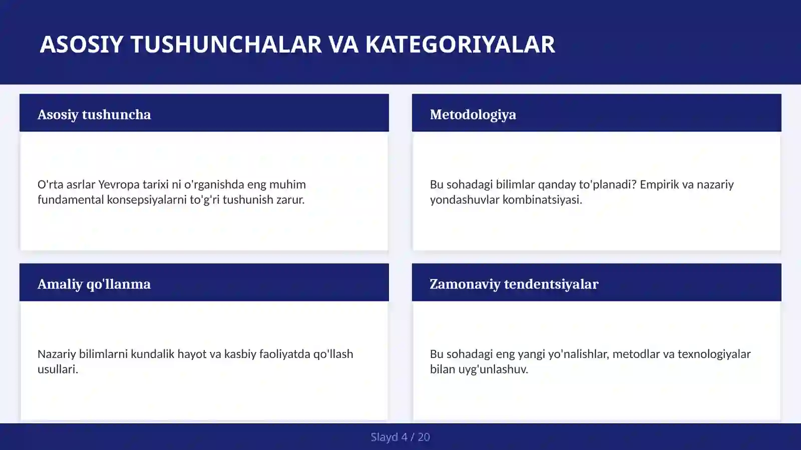O'RTA ASRLAR YEVROPA TARIXI 4