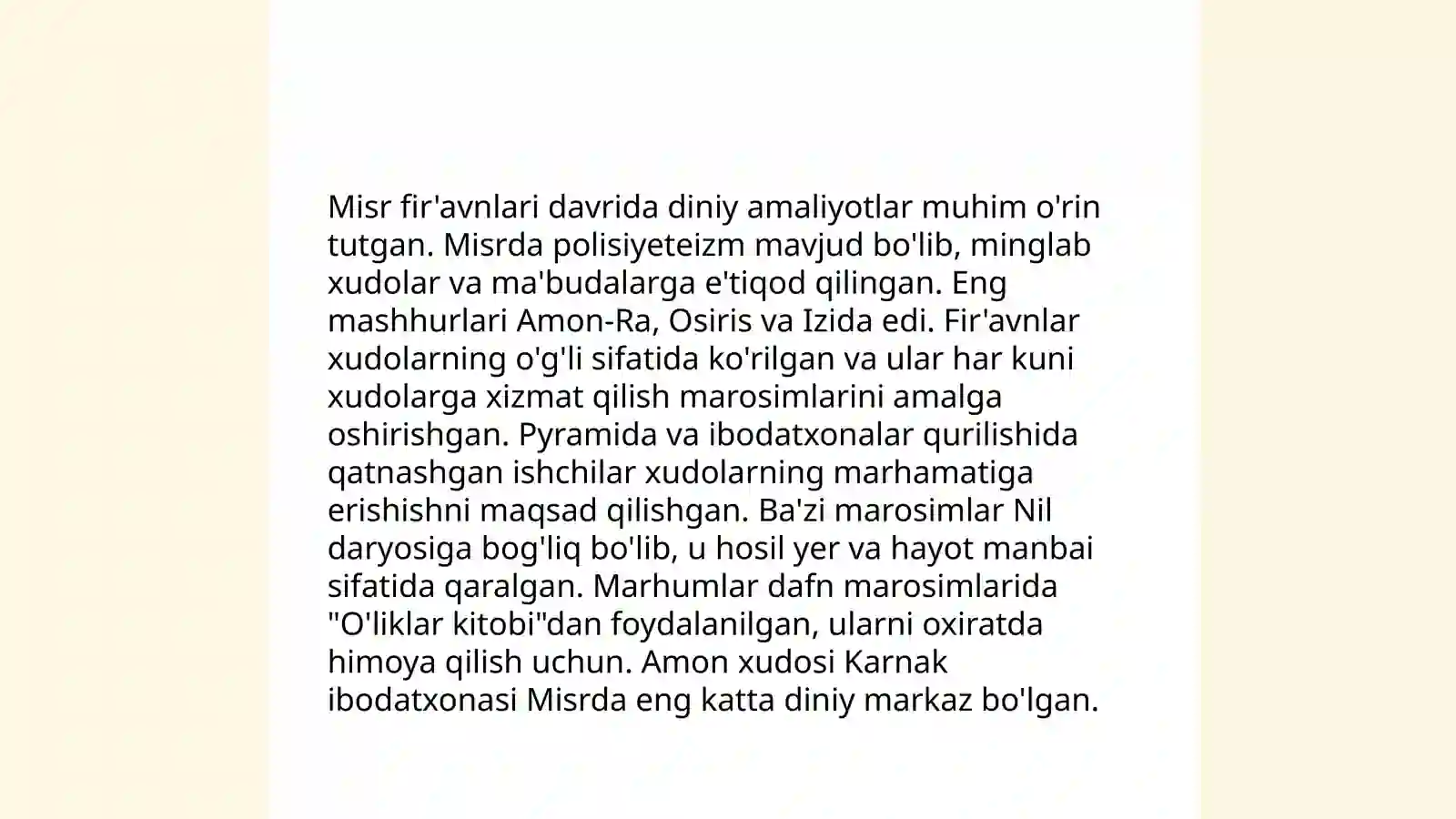 Yaqin sharq va shimoliy Afrika mamlakatlari tarixi va dini 4
