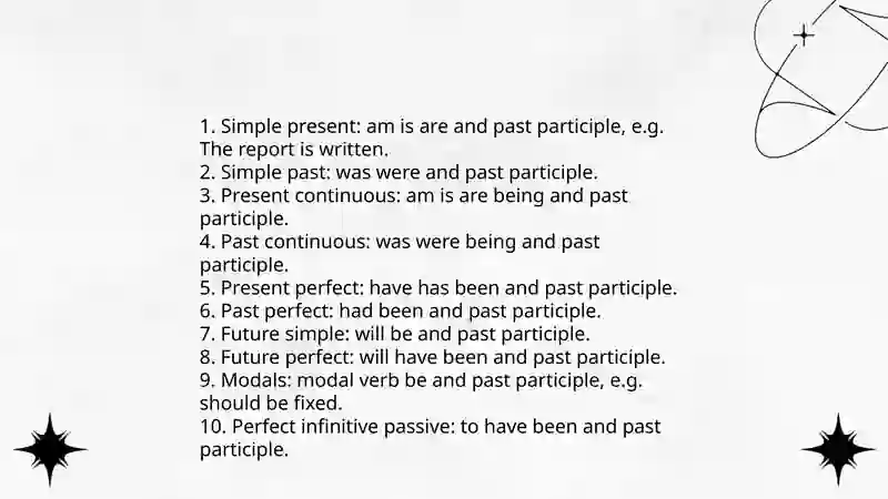 Passive voice 4