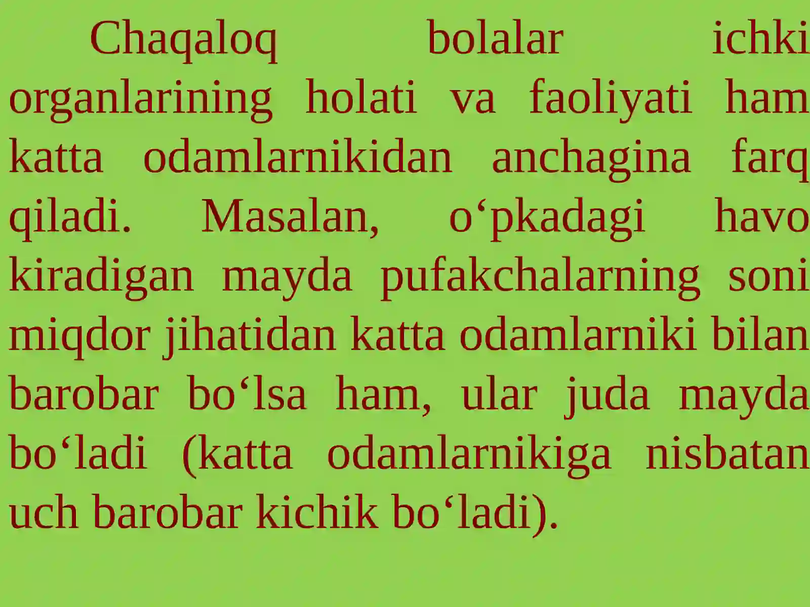 Chaqaloqlik va ilk bolalik davrining psixologik xususiyatlari. Maaktabgcha yosh davrda psixik rivojlanish xususiyatlari 4